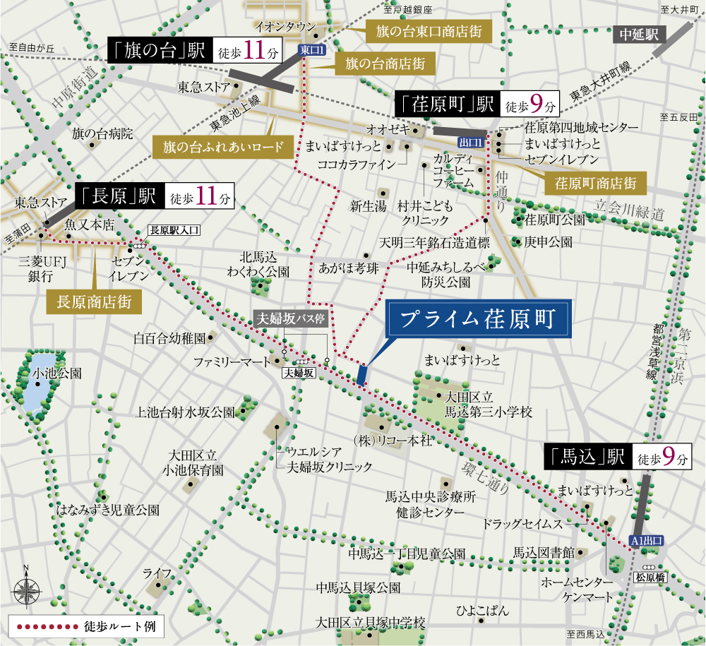 現地案内図