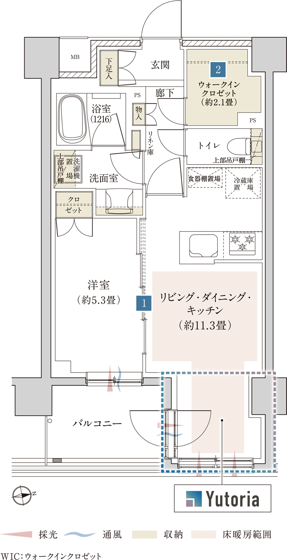 C2タイプ間取り図