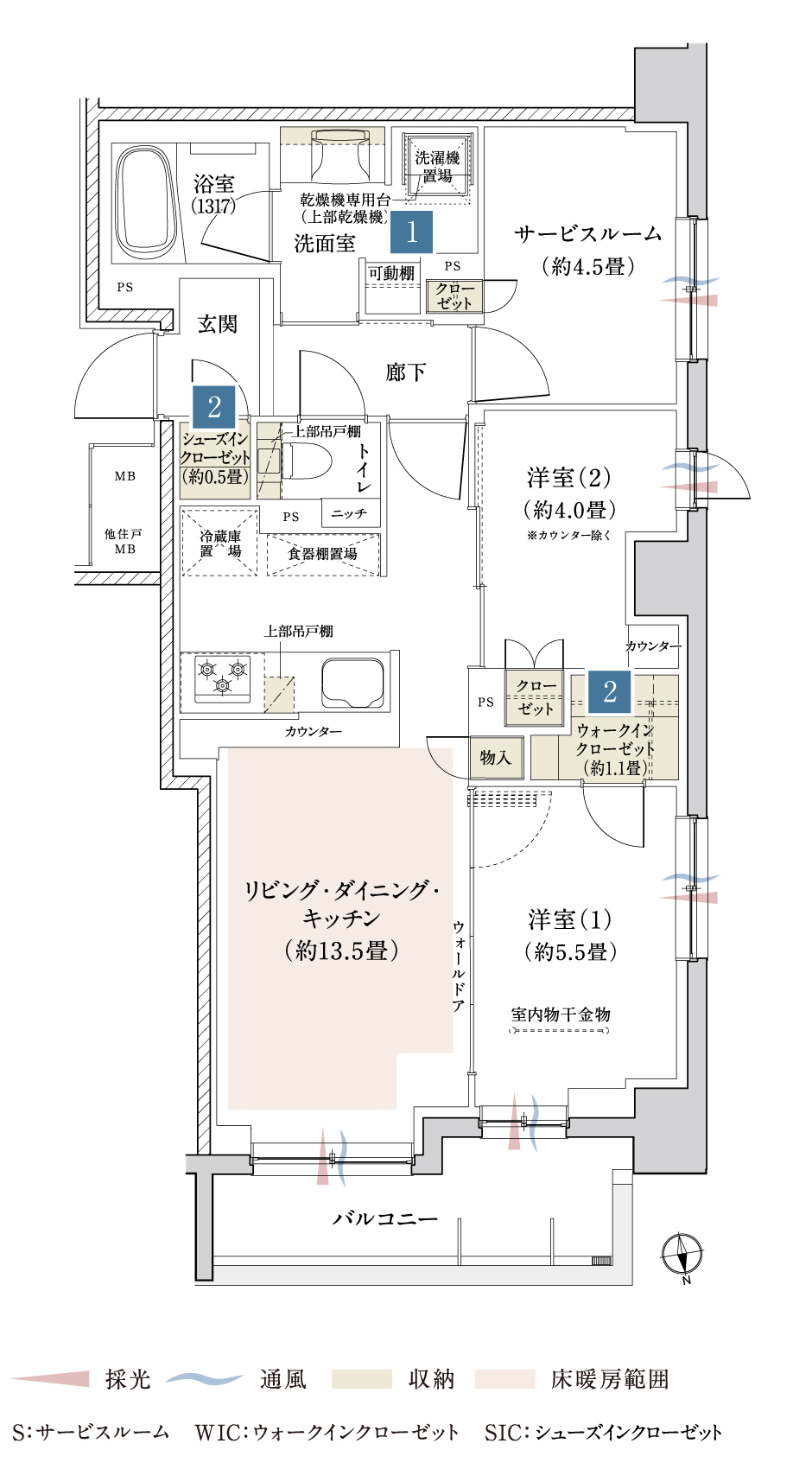 Fタイプ間取り図