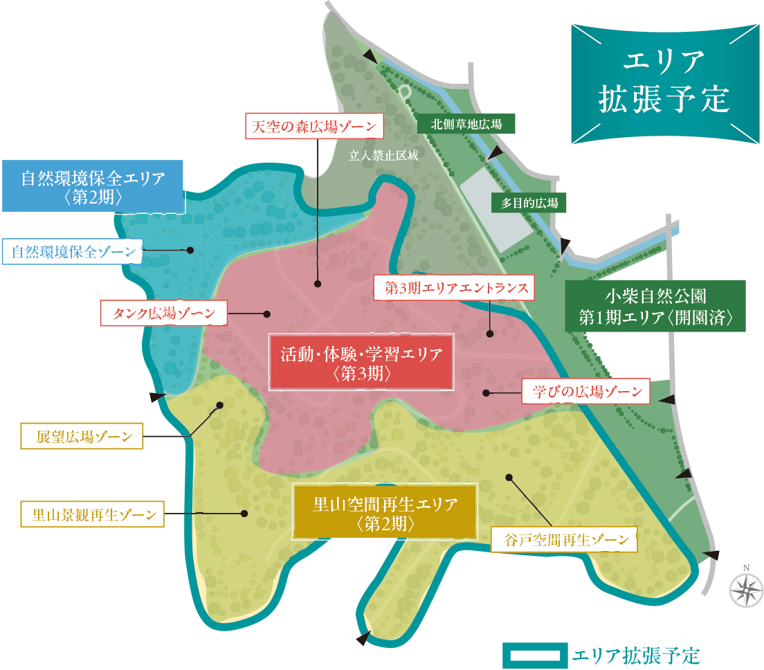 小柴自然公園マップ