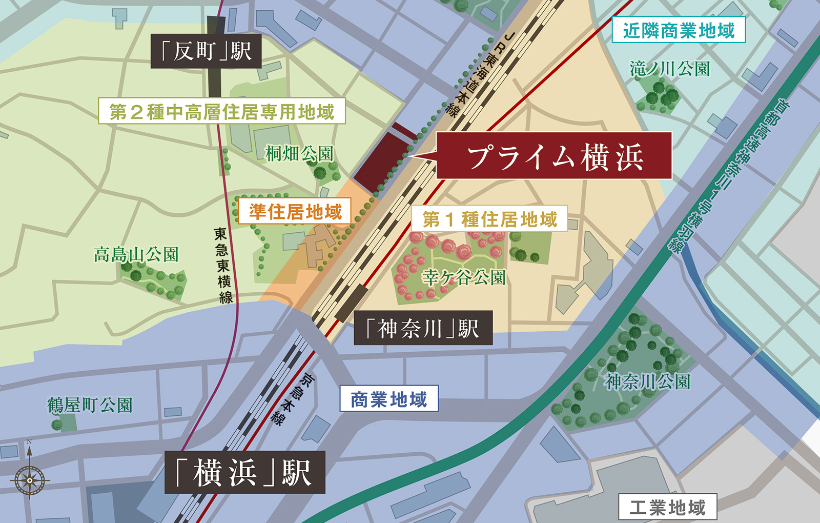 用途地域概念図