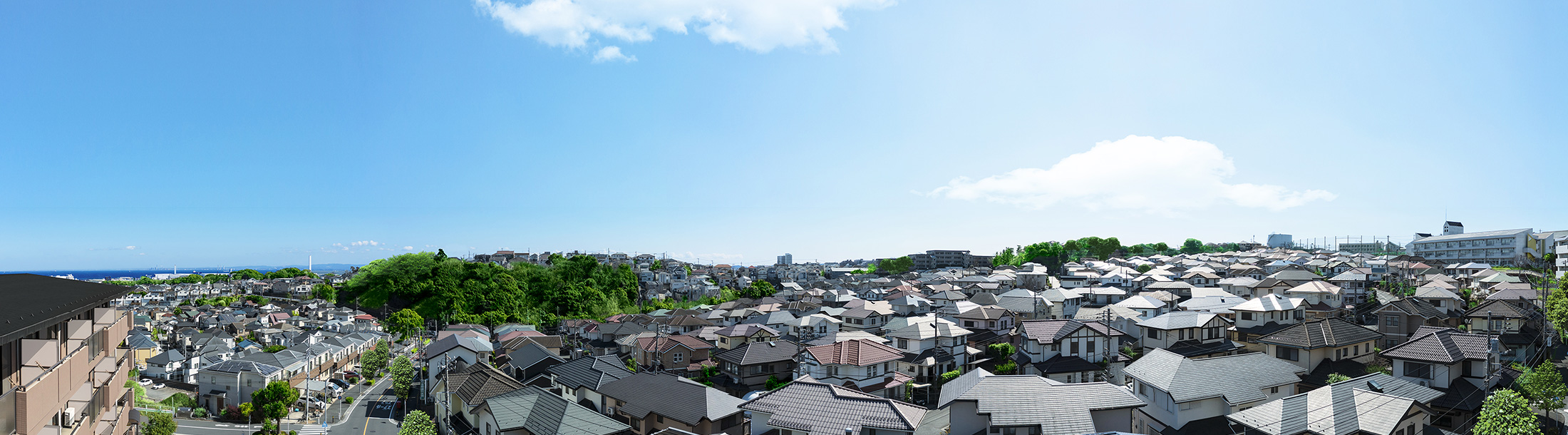 開放的な眺望